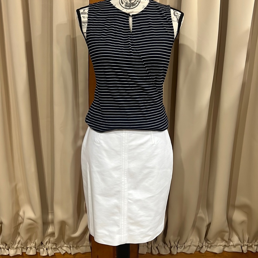 White skirt
